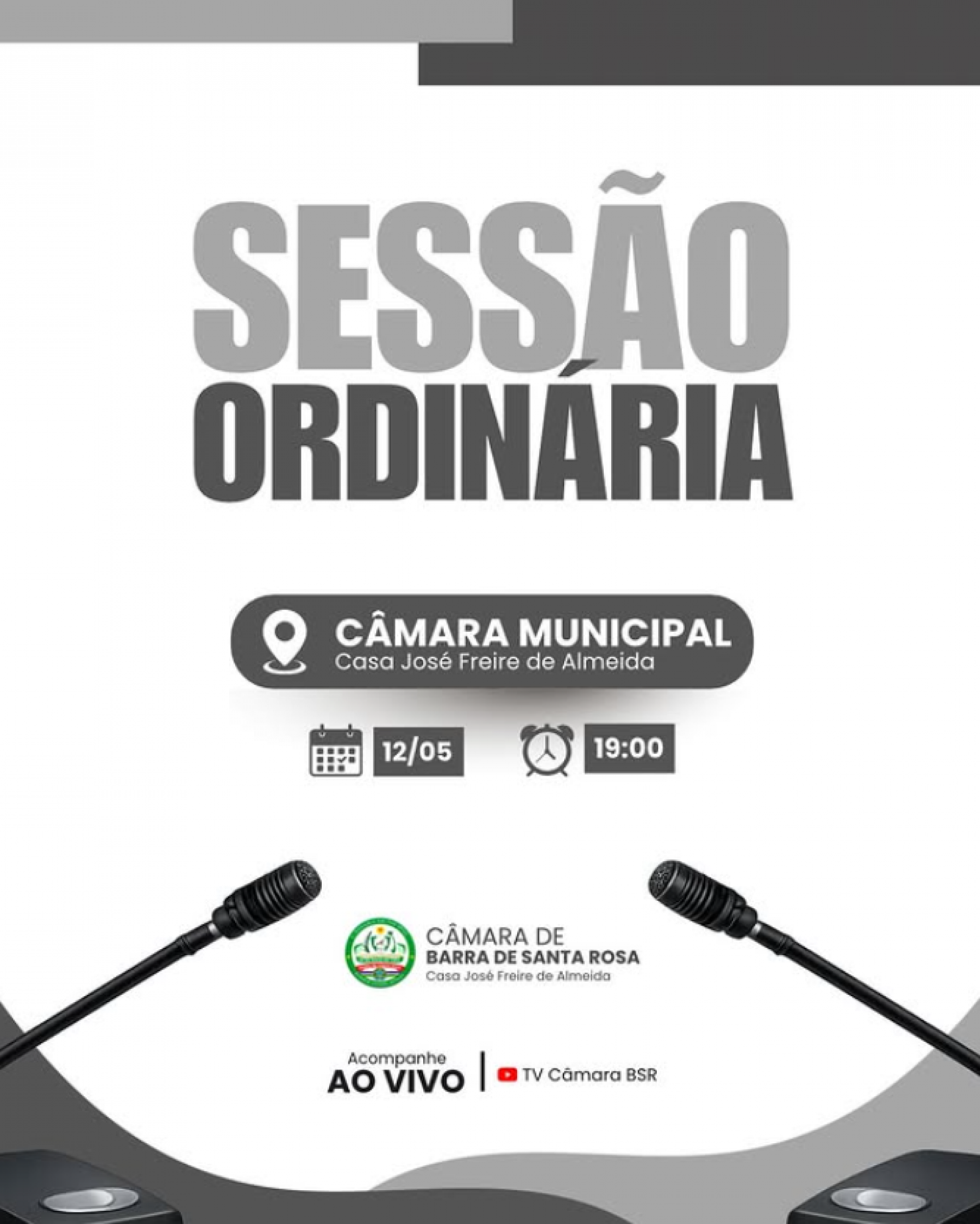 Sessão Ordinária - 12 de Maio