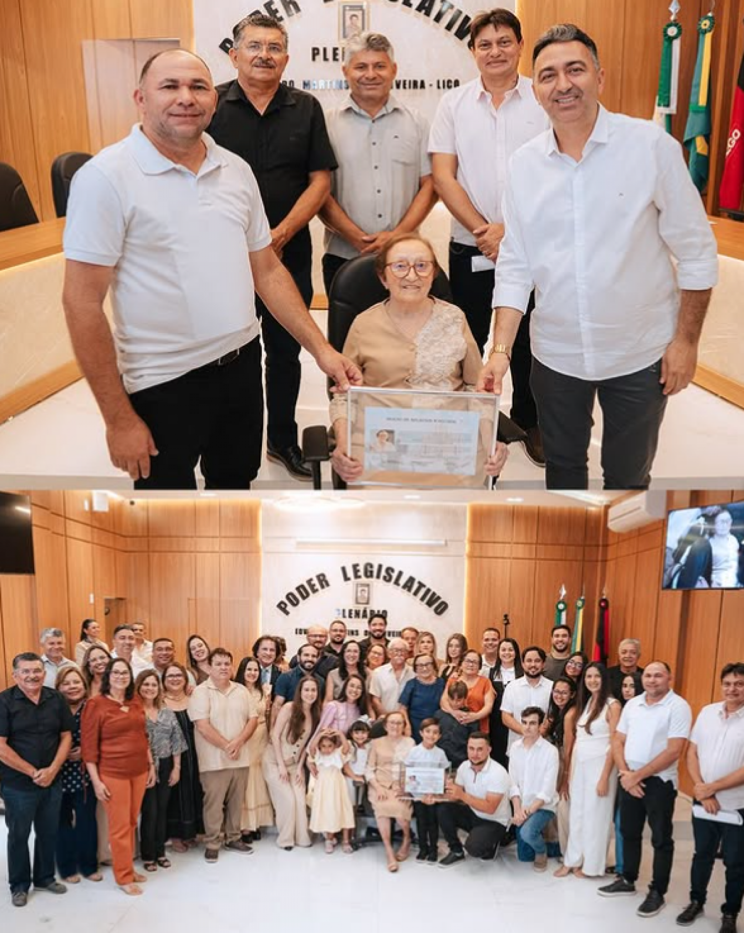 Na noite desta sexta-feira (18), a Câmara Municipal de Barra de Santa Rosa realizou uma Sessão Solene em homenagem a Severina Alves de Azevêdo